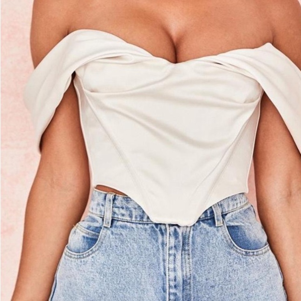 House of CB cream corset